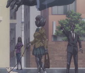 stone statues in the city